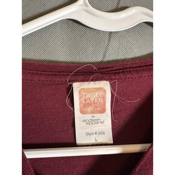 Vintage Motorhead Shirt Mens Large Band Tee Three Layer Andson Apparel 90s - Picture 3 of 4